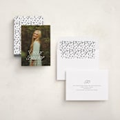 "Chic Name" - Graduation Announcements in Cloud by Carolyn MacLaren - Assembled