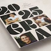 "Vintage Bold" - Graduation Announcements in Cream by Baumbirdy - Detail