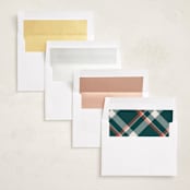 "Merry Trim" - Graduation Announcements in Ivory by Erica Krystek - Envelope Liner Options
