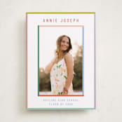 "Color Frame" - Graduation Announcements in Candy by Kelly Watkins - Front