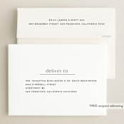 "Editorial Modern" - Graduation Announcements in Chalk by Anupama - FREE Recipient Addressing