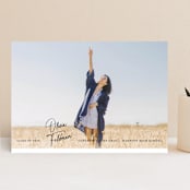 "Lift Off" - Graduation Announcements in Ink by Paper Raven Co. - Front