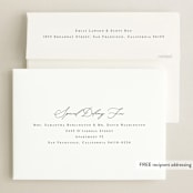"Timeless Classic" - Graduation Announcements in Noir by Brandy Folse - FREE Recipient Addressing