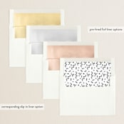 "Chic Name" - Graduation Announcements in Cloud by Carolyn MacLaren - Envelope Liner Options