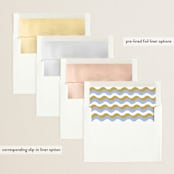 "wavy frame" - Graduation Announcements in Aqua by Baumbirdy - Envelope Liner Options
