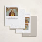 "Contemplate" - Graduation Announcements in Snowberry by Pixel and Hank - Back of Card Options