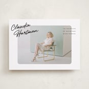 "Jot" - Graduation Announcements in Snow by Pixel and Hank - Front