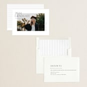 "Cornered" - Graduation Announcements in Silk by Kelly Schmidt - Assembled