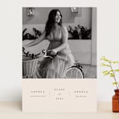 "simplicty" - Graduation Announcements in Champagne by Lori Wemple - Front