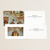 "Class" - Graduation Announcements in Charcoal by Nicole Walsh - Interior Options