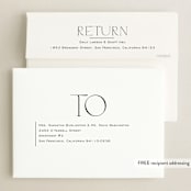 "Corner Year" - Graduation Announcements in Snow by Jackie Crawford - FREE Recipient Addressing