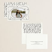 "swirl" - Graduation Announcements in Ash by Kelly Watkins - Assembled