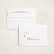 "Celebratory" - Graduation Announcements in Golden by Carolyn MacLaren - FREE Recipient Addressing