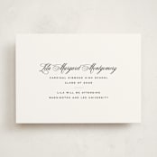 "Cannes" - Graduation Announcements in Pearl by Megan Davis - Front