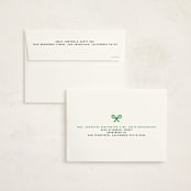 "Bold Initials" - Graduation Announcements in Grass by mo kelley - FREE Recipient Addressing