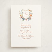 "wildflowers crest" - Graduation Announcements in Hoos by Cass Loh - Front
