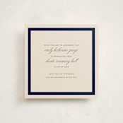 "Montauk" - Graduation Announcements in Navy by Megan Davis - Front