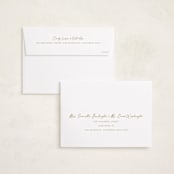 "Graduate Script" - Graduation Announcements in Snow by Sarah Curry - FREE Recipient Addressing