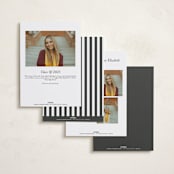 "Signed" - Graduation Announcements in Pearl by Sara Hicks Malone - Back of Card Options