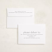 "Understated" - Graduation Announcements in Salt by Ekko Studio - FREE Recipient Addressing