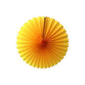 "Gold Fan - 13"" - Party Hanging Decor in gold by Jollity and Co