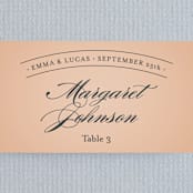 "Big City - Atlanta" - Place Cards in Georgia Peach by Hooray Creative - Detail