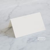 "Big City - Philadelphia" - Place Cards in Light Taupe by Hooray Creative - Folded Back of Card