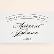 "Big City - Philadelphia" - Place Cards in Light Taupe by Hooray Creative - Detail