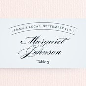 "Big City - Boston" - Place Cards in Pale Blue by Hooray Creative - Detail