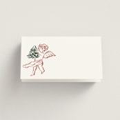"Holidays ink doodles" - Place Cards in Enchanted Holiday by Cass Loh - Blank front