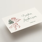 "Holidays ink doodles" - Place Cards in Enchanted Holiday by Cass Loh - Detail