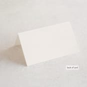 "Gone To Seed" - Place Cards in Taupe by Honeybunch Studio - Folded Back of Card