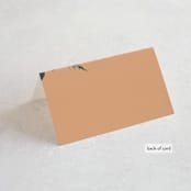 "Boho Chic" - Place Cards in Moonstone by Cass Loh - Folded Back of Card