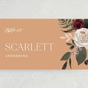 "Boho Chic" - Place Cards in Moonstone by Cass Loh - Detail