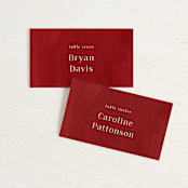 "wispy" - Place Cards in Sienna by Angela Marzuki - Front with Free Guest Printing