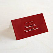 "wispy" - Place Cards in Sienna by Angela Marzuki - Folded with Free Guest Printing