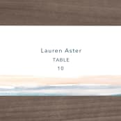 "Sea and Sand" - Place Cards in Cortez by Jenny Partrite - Detail