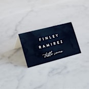 "Celestial" - Place Cards in Night Sky by Carly Reed Walker - Folded with Free Guest Printing