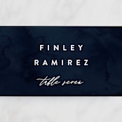 "Celestial" - Place Cards in Night Sky by Carly Reed Walker - Detail