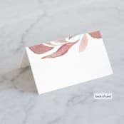 "Fallen" - Place Cards in Rust by Creo Study - Folded Back of Card