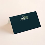 "Fresh Greenery" - Place Cards in Mystic Forest by Jennifer Postorino - Blank front