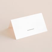 "Ensconce" - Place Cards in Leaf by Kristie Kern - Blank front