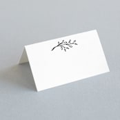 "Storybook Romance" - Place Cards in Cotton by Stacey Meacham - Blank front