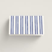 "Daisy Toile" - Place Cards in Willow by Susan Zinader - Folded Back of Card