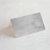 "In The Fall" - Place Cards in Slate by Ashlee Townsend - Folded Back of Card