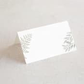 "Dear Greenery" - Place Cards in Eucalyptos by Hooray Creative - Blank front