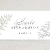"Dear Greenery" - Place Cards in Eucalyptos by Hooray Creative - Detail