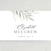 "Sweeping" - Place Cards in Linen by Carolyn Nicks - Detail