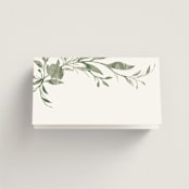"Carolina" - Place Cards in Meadow by Melanie Kosuge - Blank front