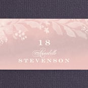 "Summer Bliss" - Place Cards in Blush by Grace Kreinbrink - Detail